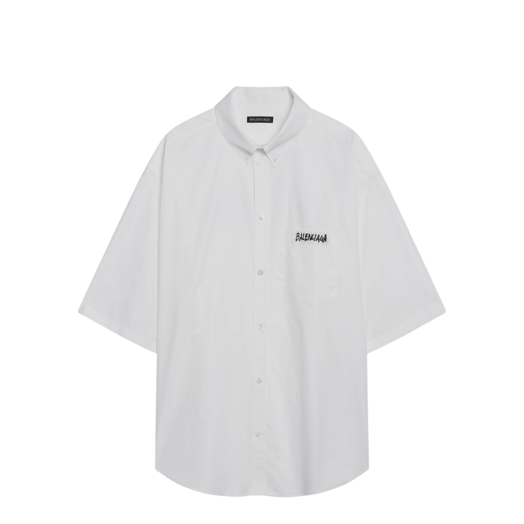 White Poplin Oversize Shirt