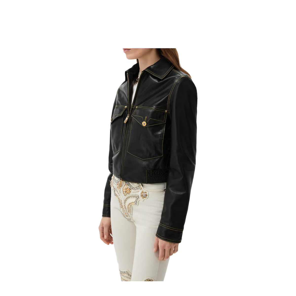 MAYFEYR - Versace - Blouson Leather - 10257071A183811B000
