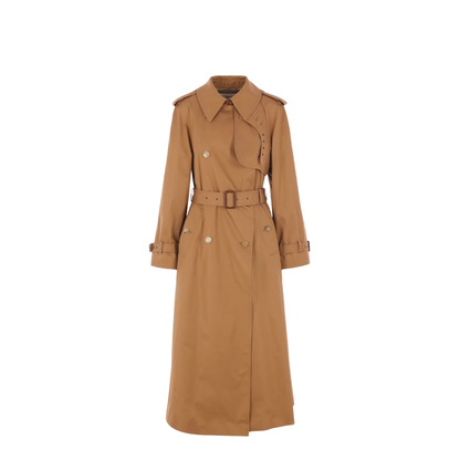 MAYFEYR - Chloè - Cotton Gabardine Belted Long Trench Coat - CH25AMA19093