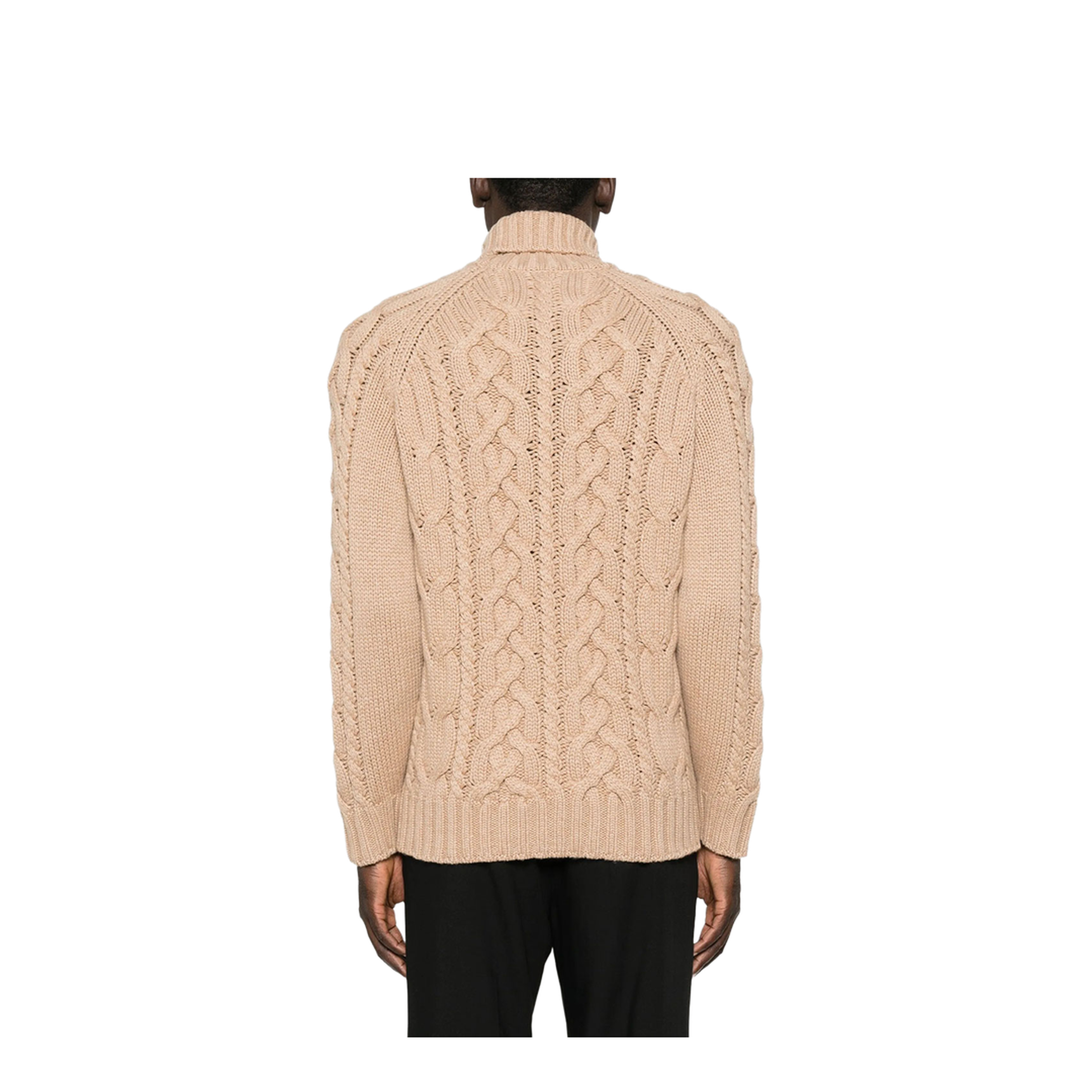 MAYFEYR - Brunello Cucinelli - Cable-Knit Roll-Neck Cashmere Sweater - MA2301503