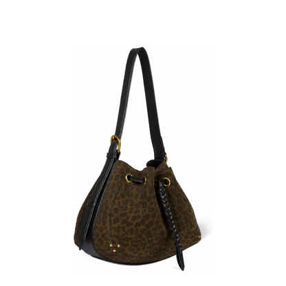 MAYFEYR - JÉRÔME DREYFUSS - Andy Shoulder Bag Imprim L Opard Kaki - 48ANDYCRIMPRIMLOPARDKAKI