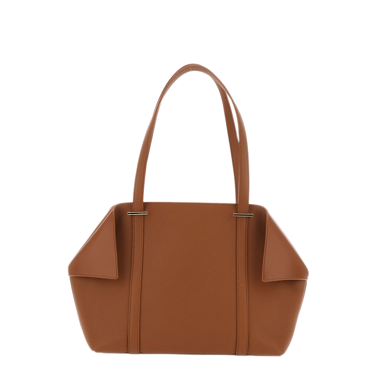 MAYFEYR - Ferragamo - Tote Bag With Folded Sides In Brown Leather - 21A5800789578