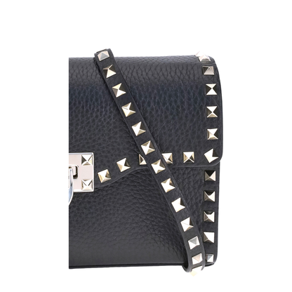 MAYFEYR - Valentino - Rockstud Mini Shoulder Bag In Garnet Calfskin - 9W2B0181VSF
