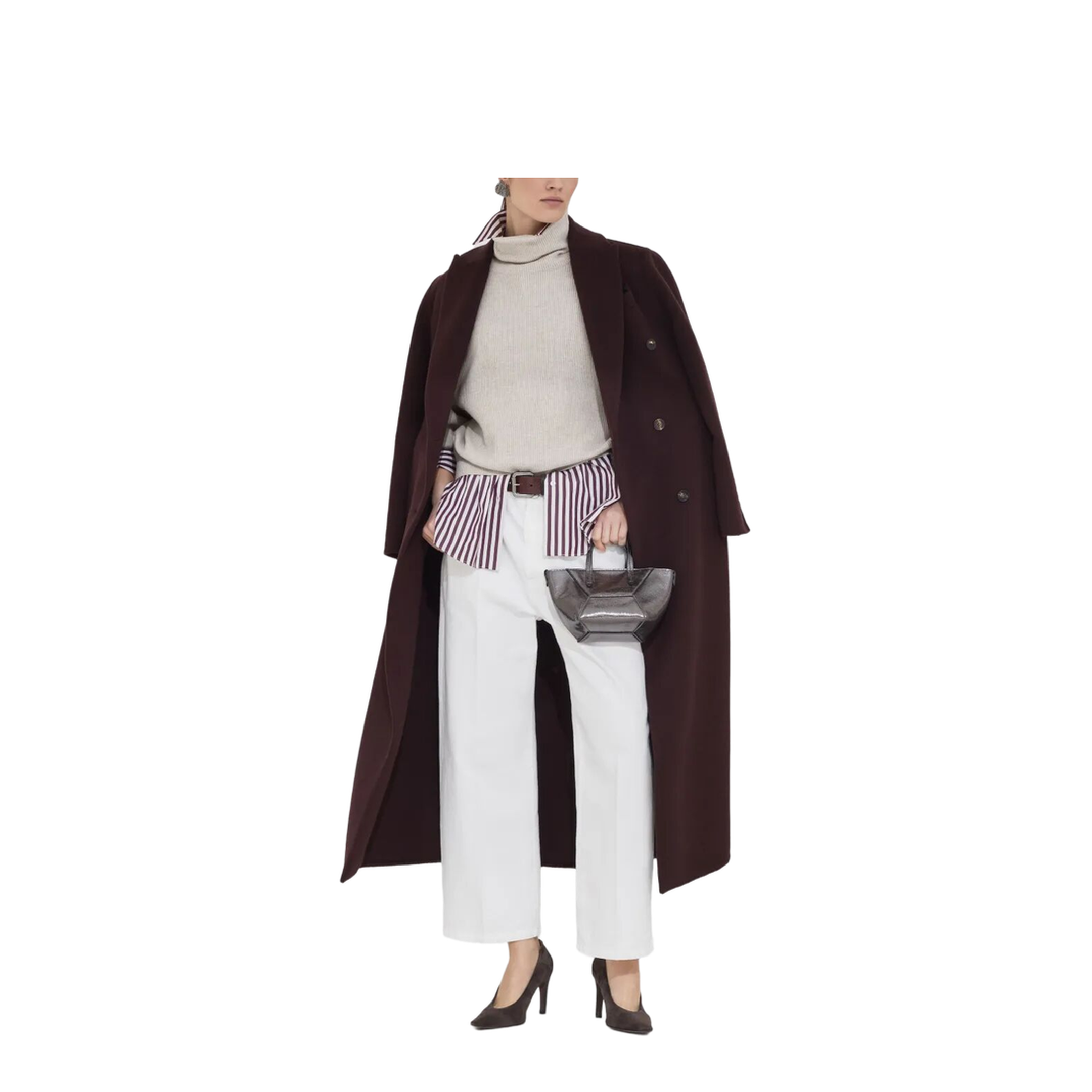 MAYFEYR - Brunello Cucinelli - Cashmere Blend English Ribbed Turtleneck Sweater - M16129313