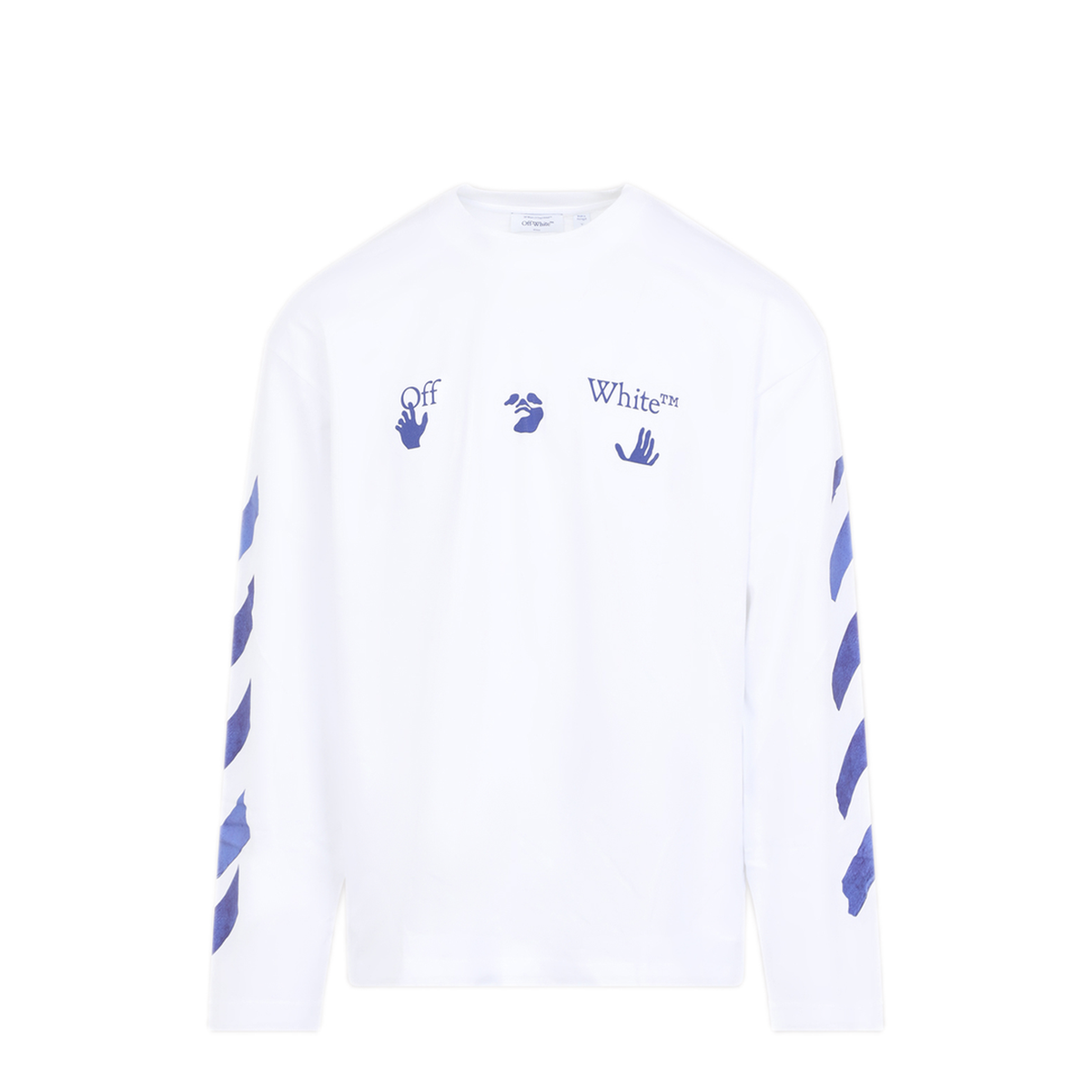 MAYFEYR - Off-White - Bacco Arrow L/S Skate T-Shirt - 44MAB09CF26J007100WHITE