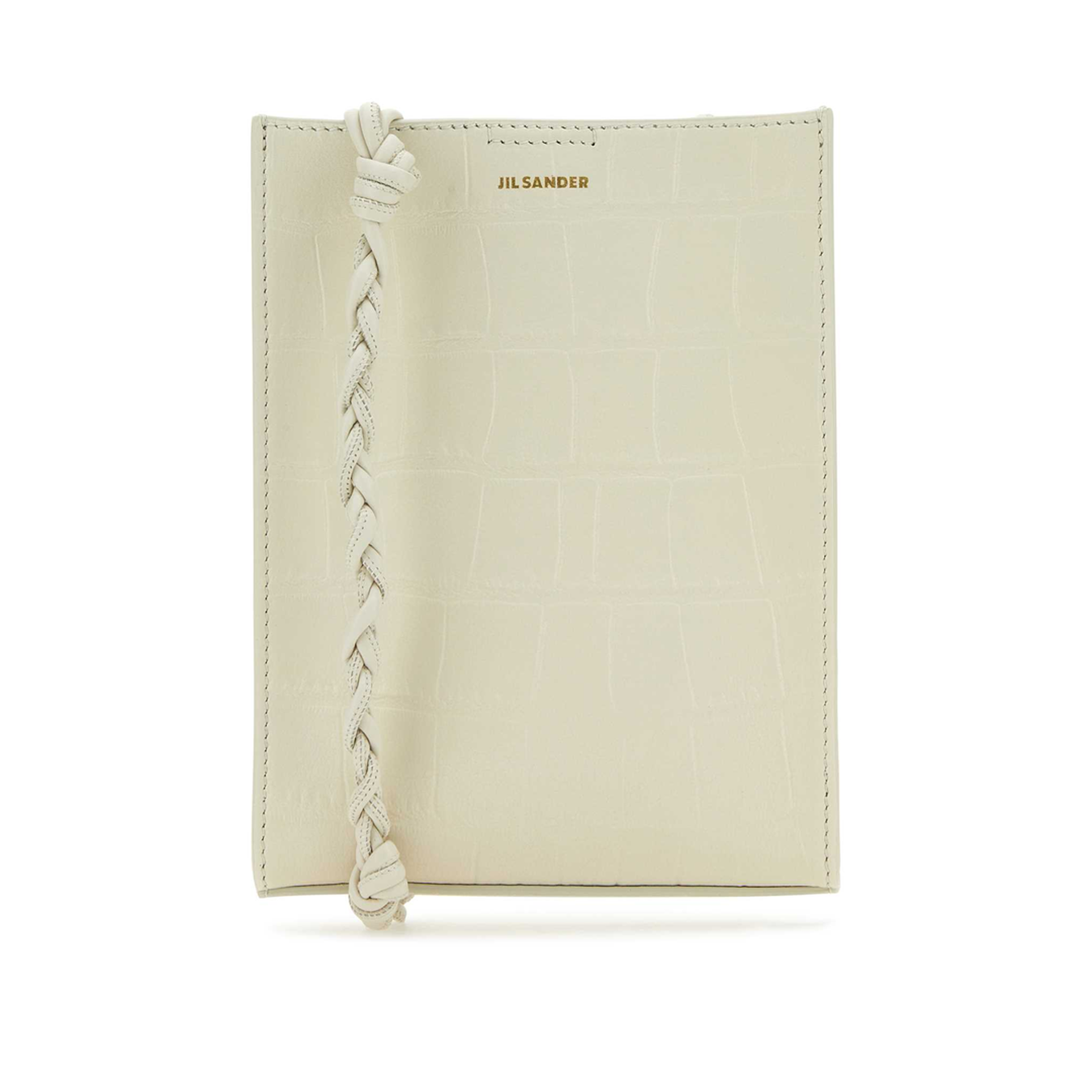 Leather Bag with Hand Knotted Strap