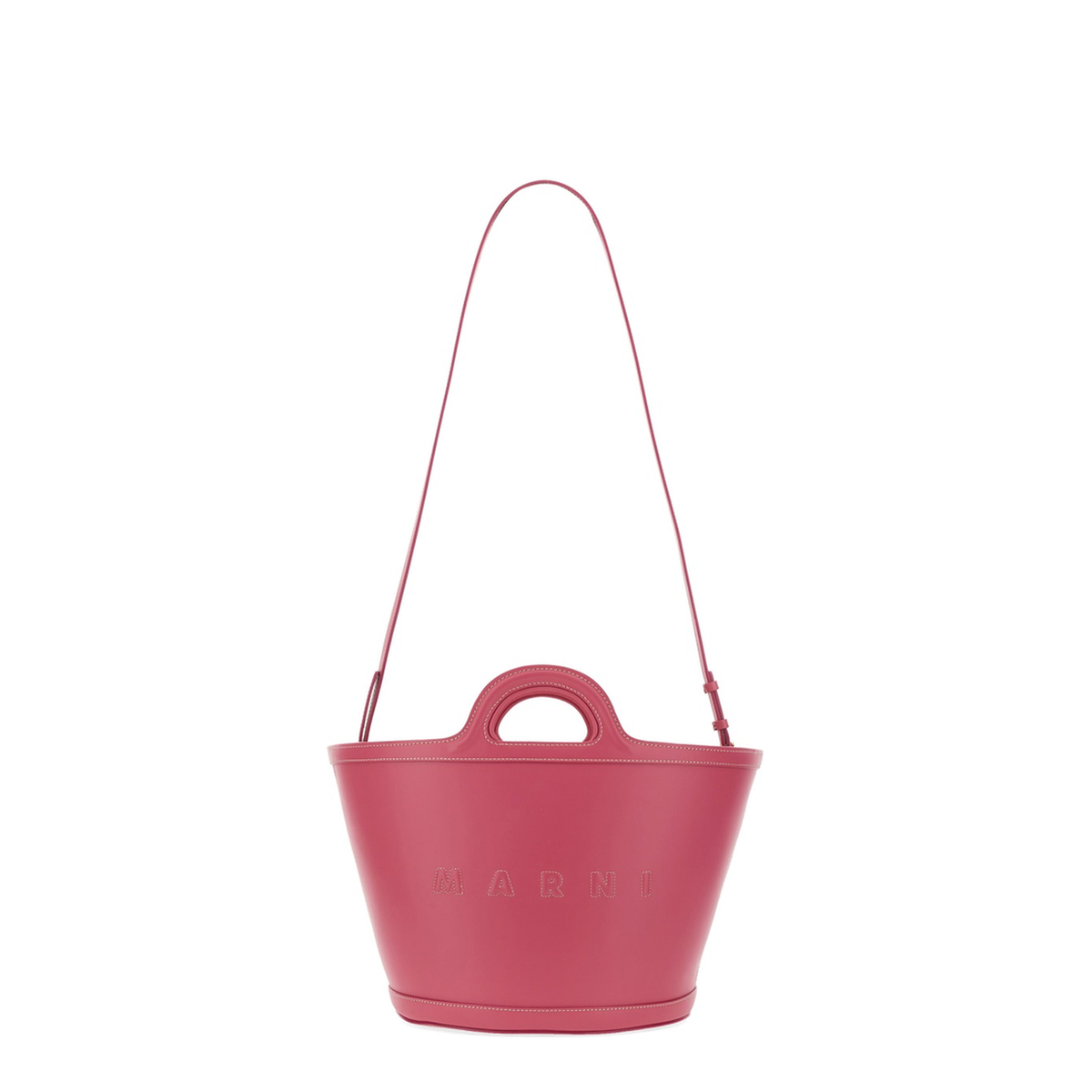 Tropicalia Small Calfskin Bucket Bag - Light Orchid