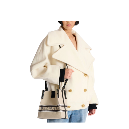 Release Bucket Bag Canvas Calfskin