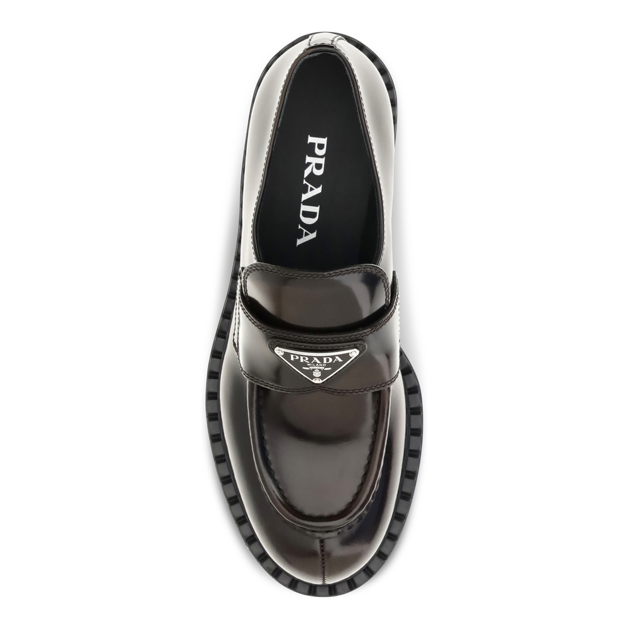 MAYFEYR - Prada - Leather Logo Loafers - 1D246MFG050X6O