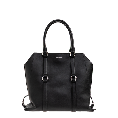 Farringdon Calfskin Shopper Bag - Black