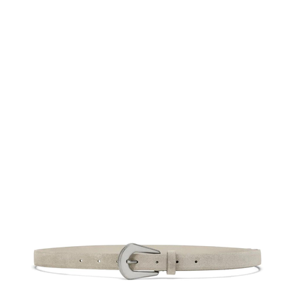 Western Belt in Suede Calfskin