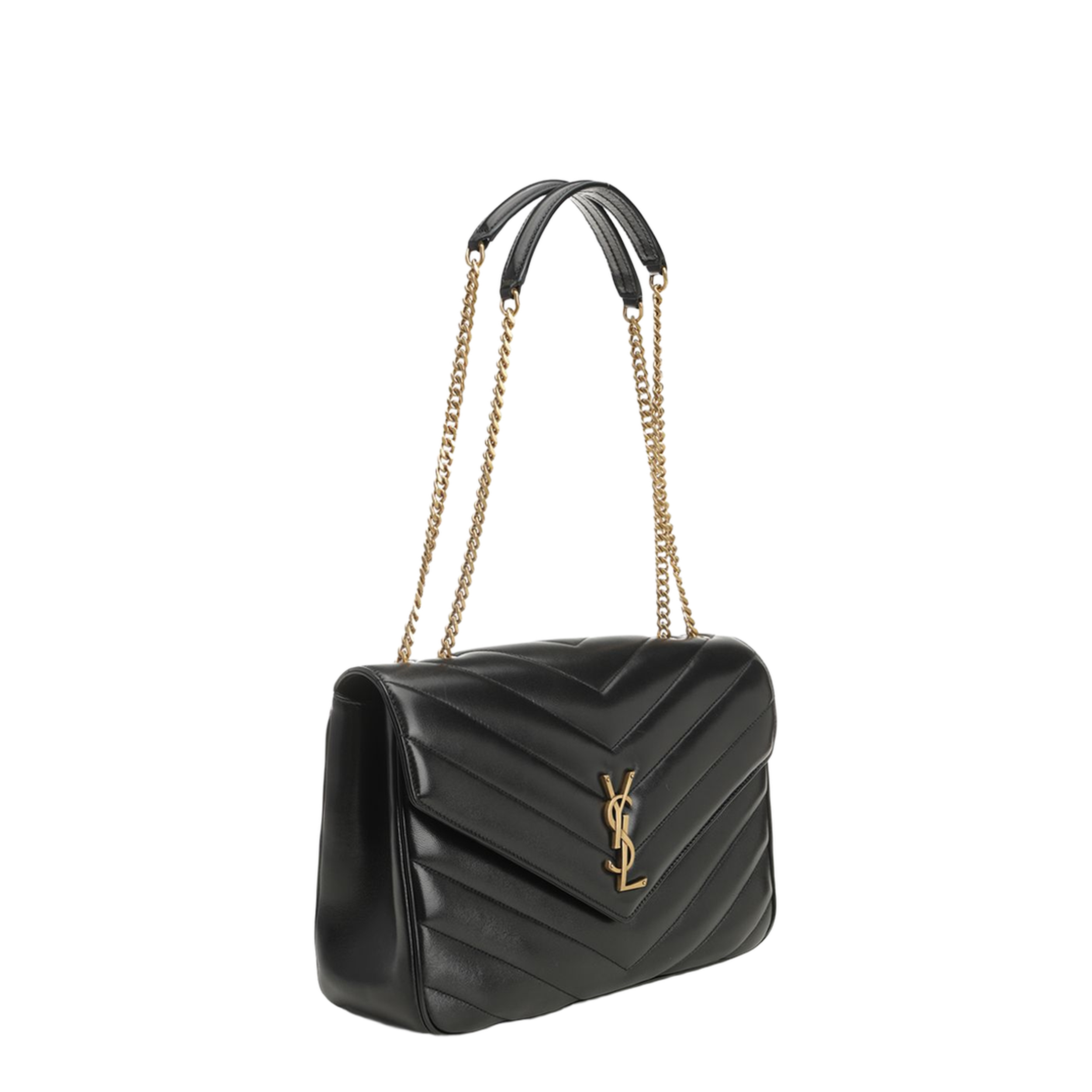 LOULOU Large in Matelassé Lambskin