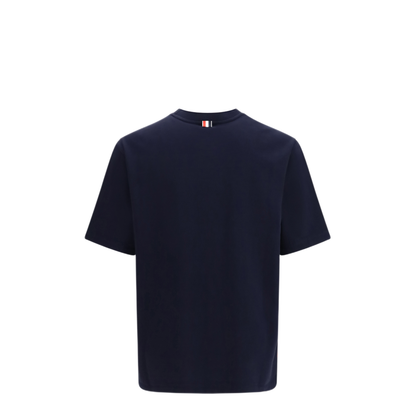 MAYFEYR - Thom Browne - Colorblock T Shirt With 4 Bar Detail - MJS312AJ0320035