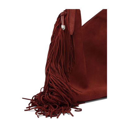 Baggy Tote Bag Reversed Calf Leather Fever