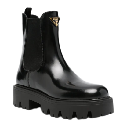 MAYFEYR - Prada - Brushed Leather Booties - 1T186OFB050055
