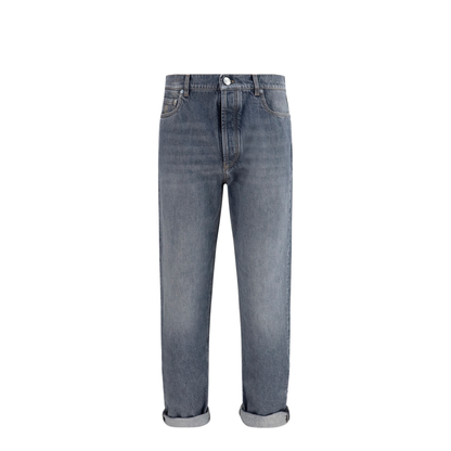 MAYFEYR - Brunello Cucinelli - Straight-Leg Turn-Up Jeans - M229PO2090