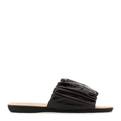 MAYFEYR - Jil Sander - Dark Brown Leather Slippers - J15WP0077P4864001