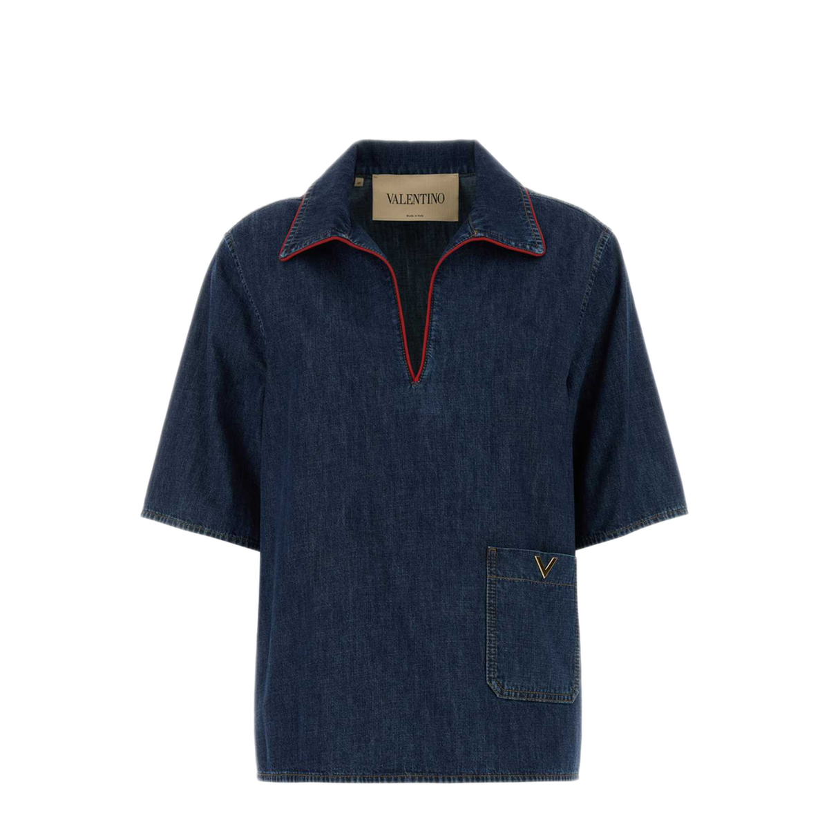 MAYFEYR - Valentino - Denim Blouse - 9B3DB03R9YA528