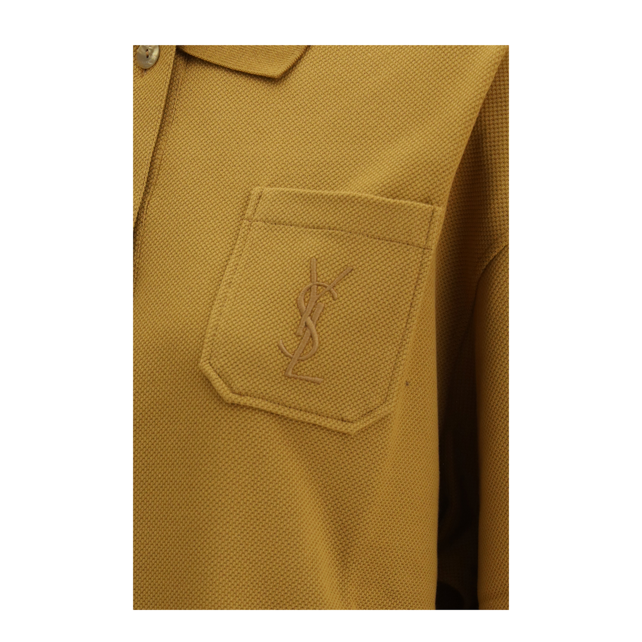 MAYFEYR - Saint Laurent - Cassandre Oversized Piqué Polo - 873300Y38BN