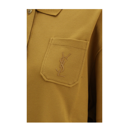 MAYFEYR - Saint Laurent - Cassandre Oversized Piqué Polo - 873300Y38BN
