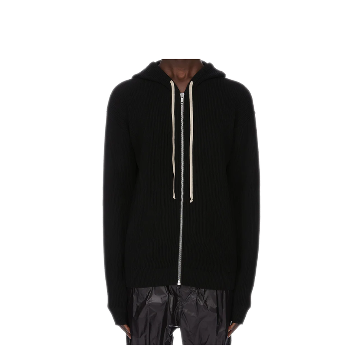 Zipper Hooded Shirt
