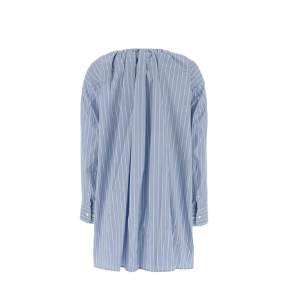 MAYFEYR - Alexander Wang - Button Down Shirt Dress With Scoop Bungee Neck - 1WC3266074458B