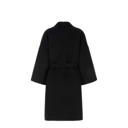 MAYFEYR - Fendi - Black Wool Blend Coat - FF6227B1HEF0QA1
