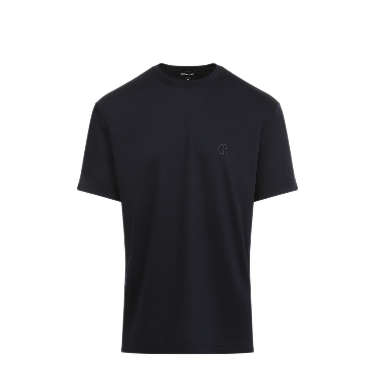 MAYFEYR - GIORGIO ARMANI - Black Cotton T Shirt - 3HSM72SJTKZUB100