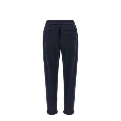 Cotton and Silk Blend Trousers