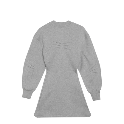 MAYFEYR - The Attico - Melange Cotton Jersey Mini Dress In Grey - 261WCA00522JJF003AA183