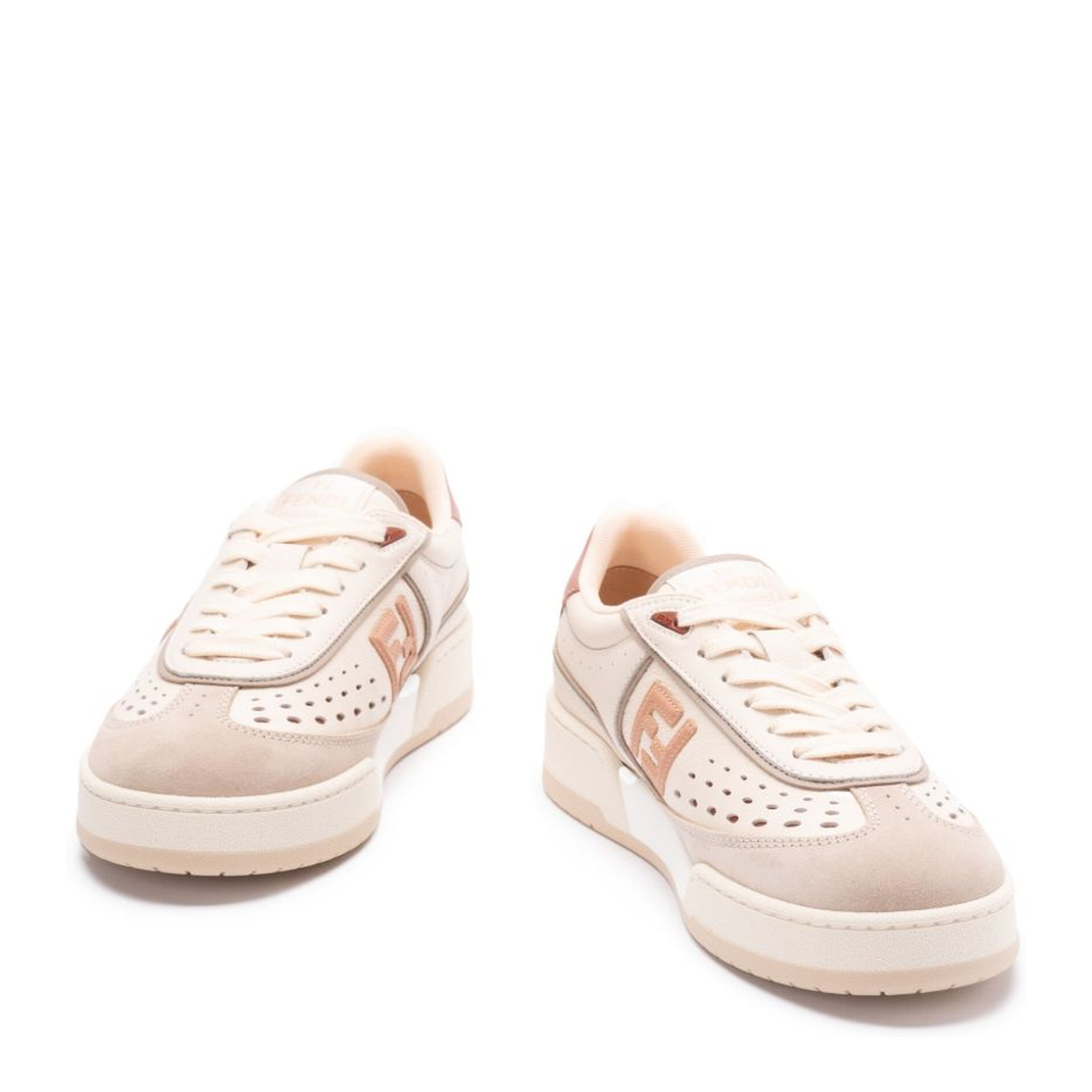 Match Leather Sneakers