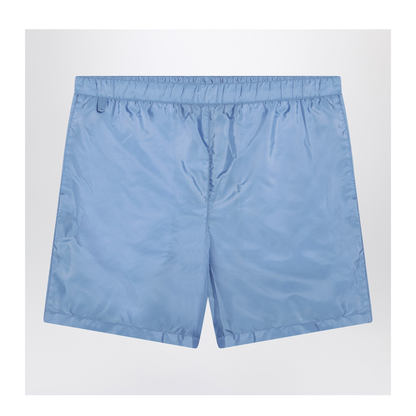 Light Blue Re-Nylon Swim Shorts