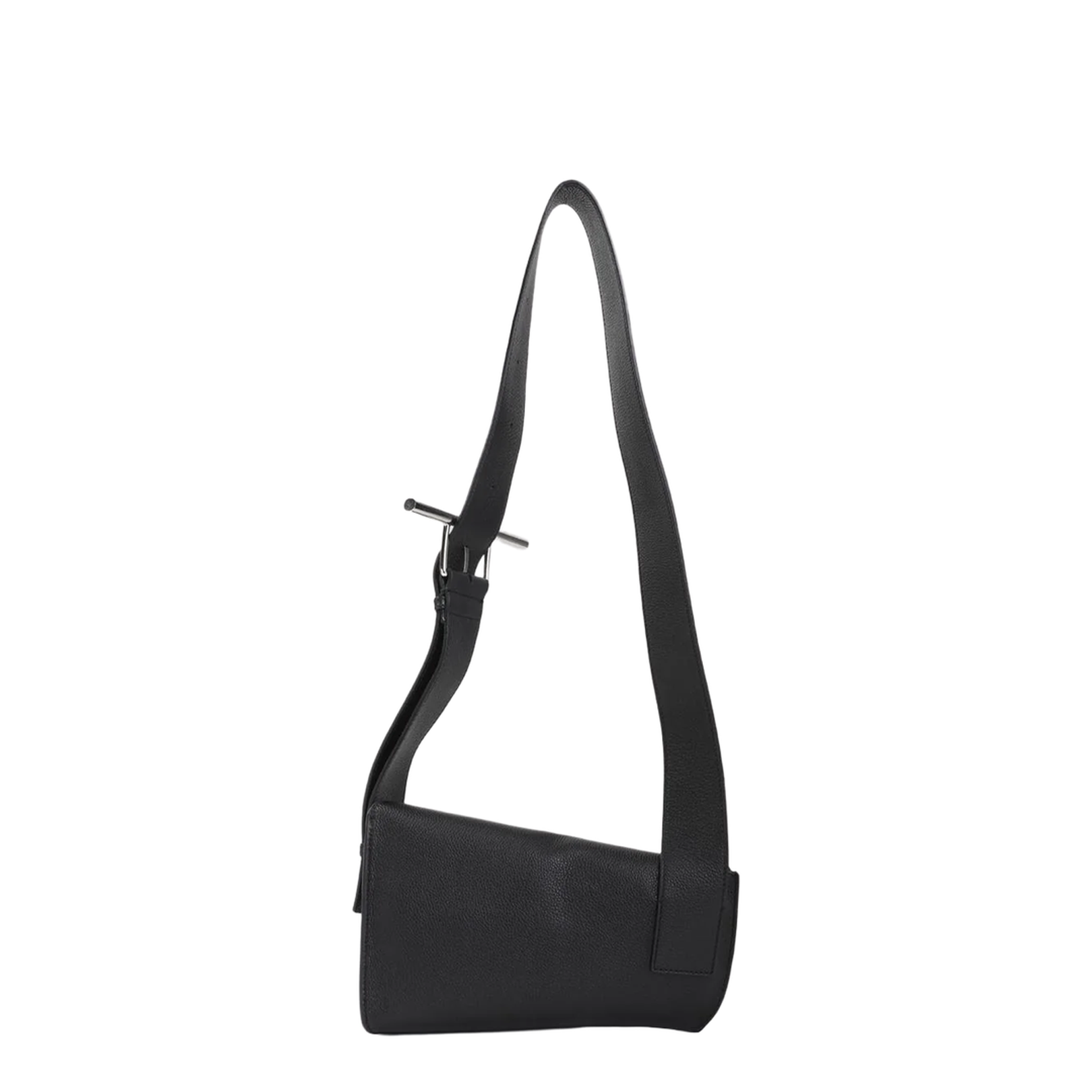 The Sling Black Calf Leather Shoulder Bag