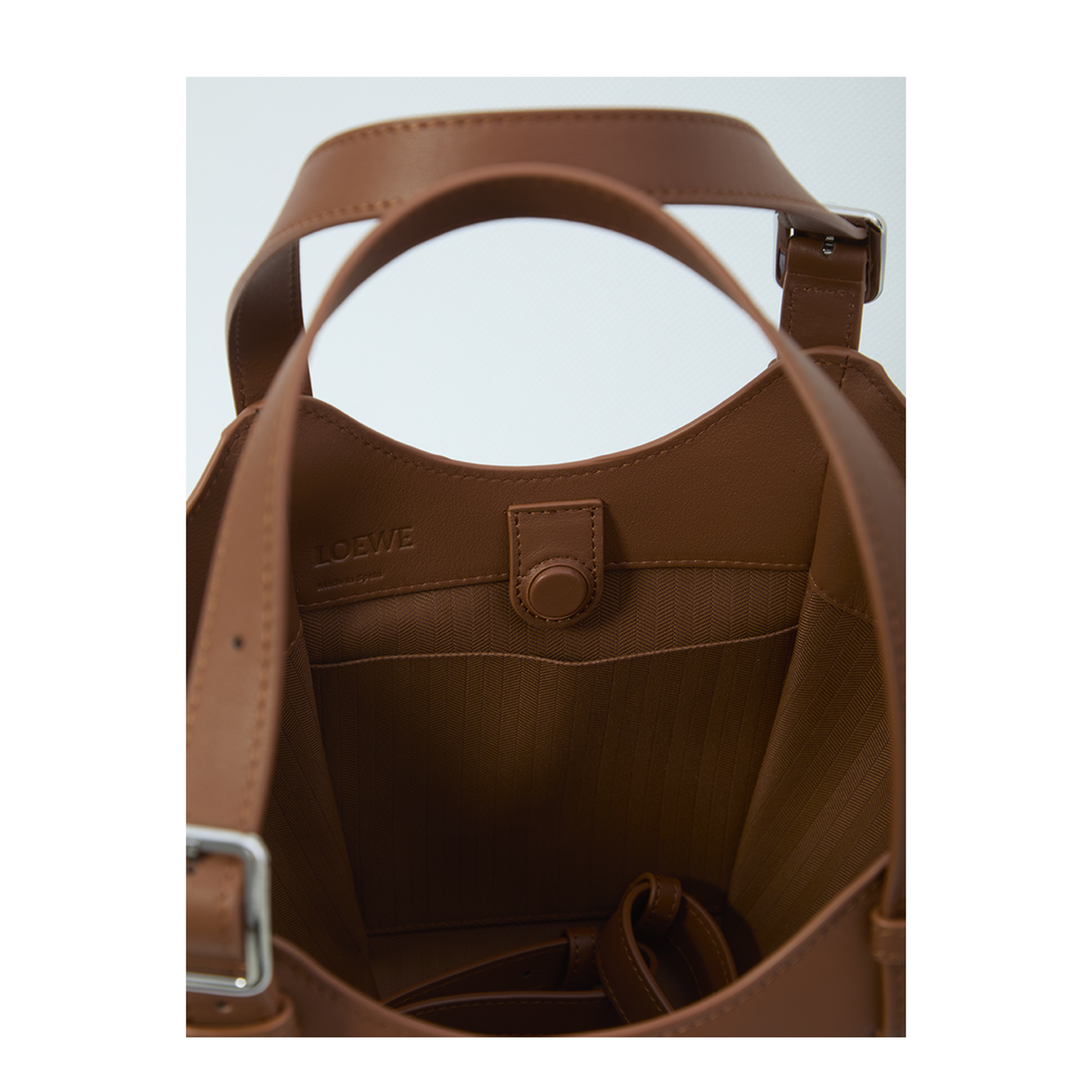 Hammock Flip Bag In Classic Calfskin - Squirrel