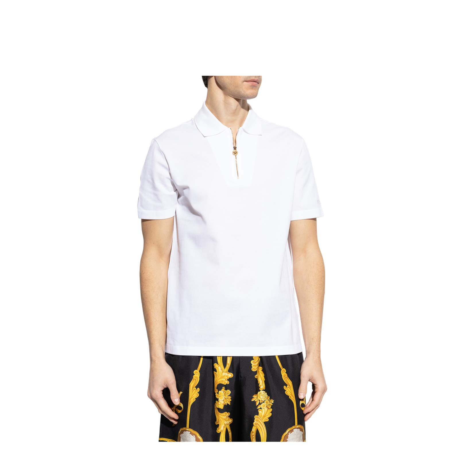 White Piquet Polo Shirt