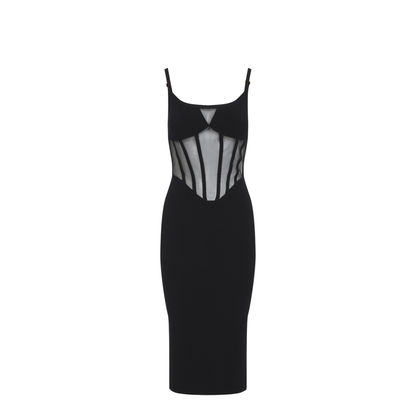 MAYFEYR - Elisabetta Franchi - Midi Dress - AM51S67E2110