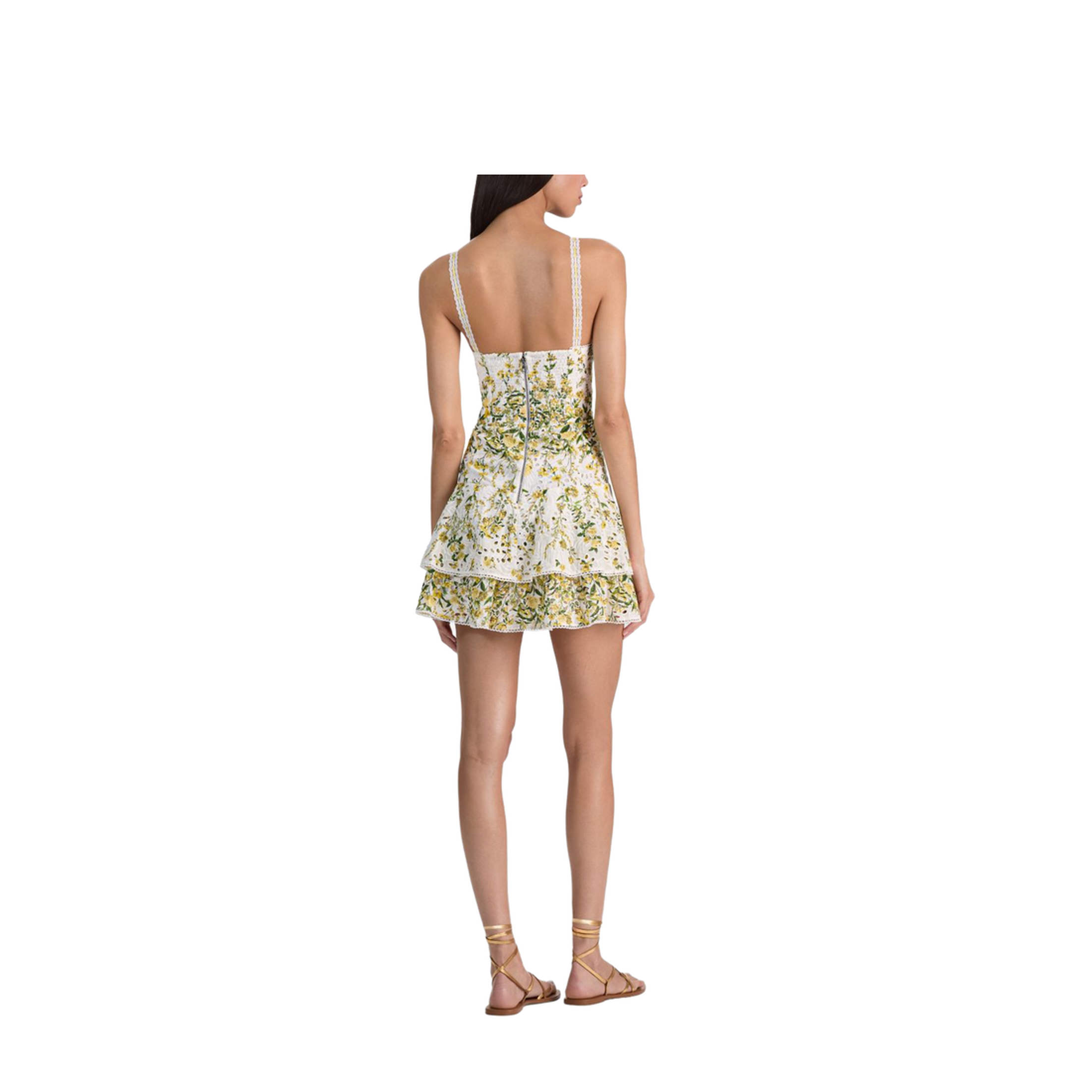 MAYFEYR - Alice + Olivia - Meredith Sweetheart Mini Dress - CC604P30531E189