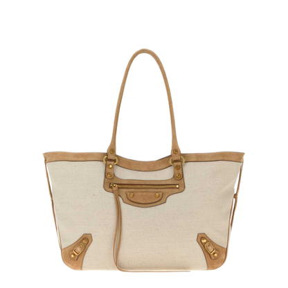 MAYFEYR - Balenciaga - Sand Canvas Le City Shopping Bag - 8664682ACO59226