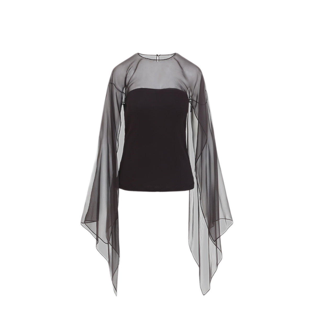 MAYFEYR - ALBERTA FERRETTI - Brown Viscose Top - A022001240102
