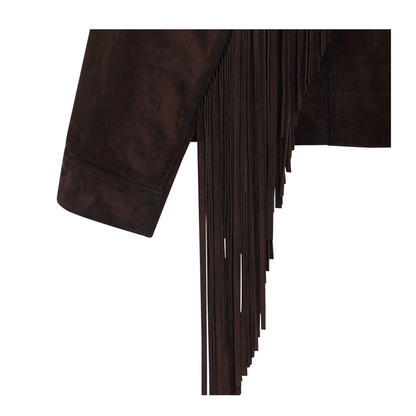 Fringed Leather Jacket