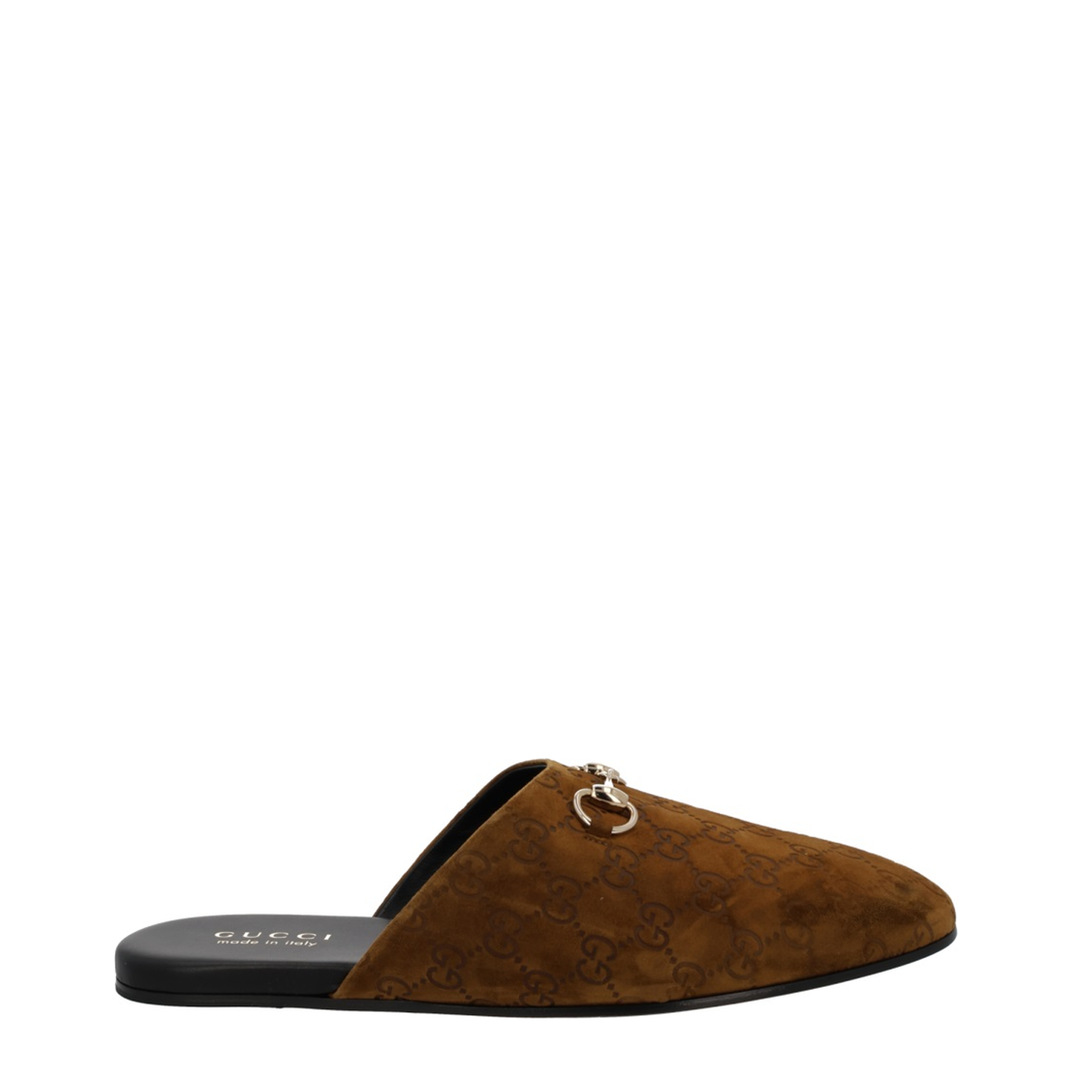 Horsebit Mule Brown Suede