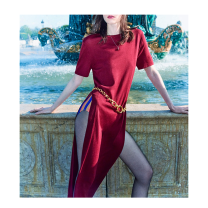MAYFEYR - Saint Laurent - Long Split Sleeve Dress - 839059Y76UO2515