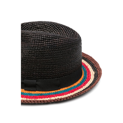 Signature Stripe Straw Hat
