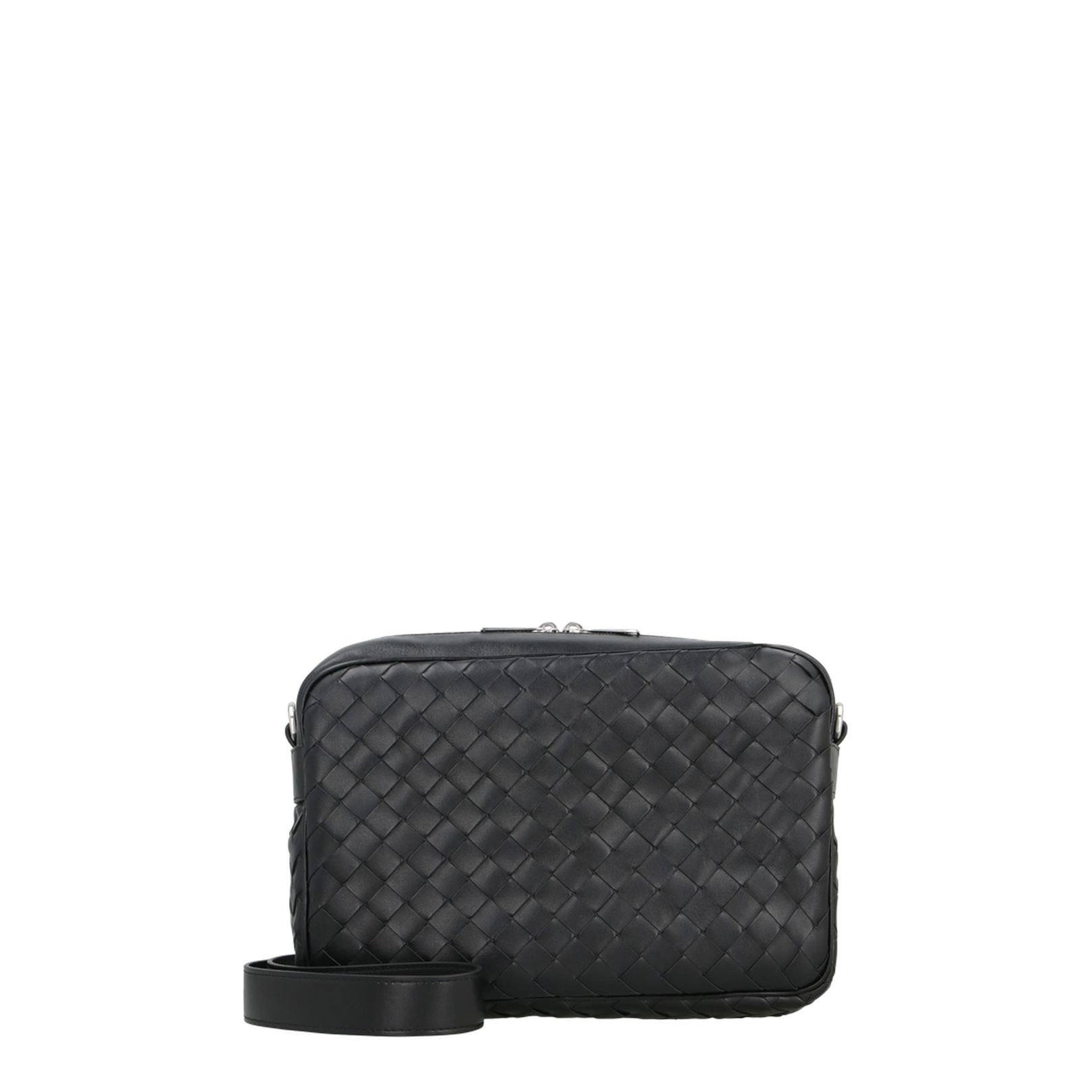 Intrecciato Leather Camera Bag