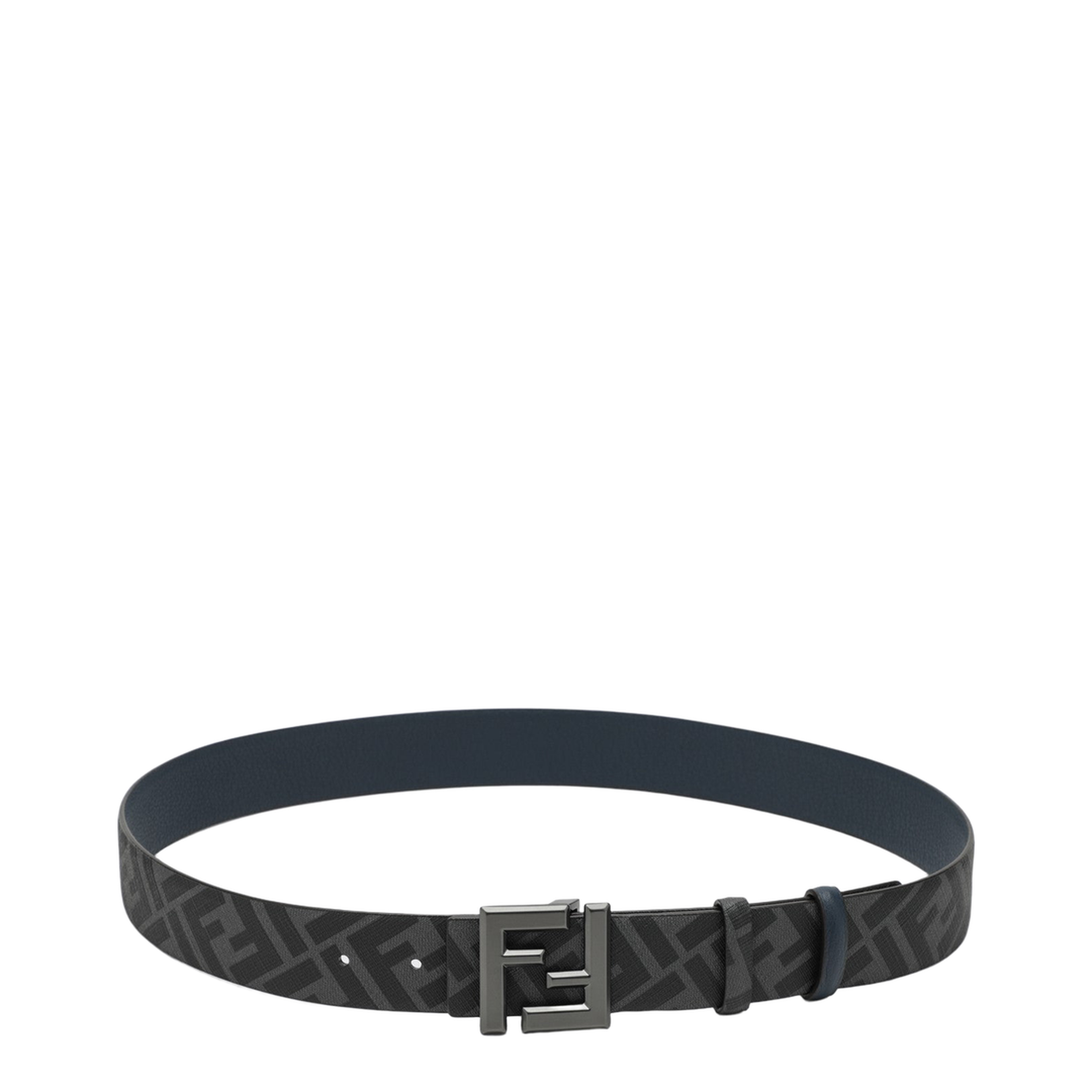 Squared FF Belt Leather Blue