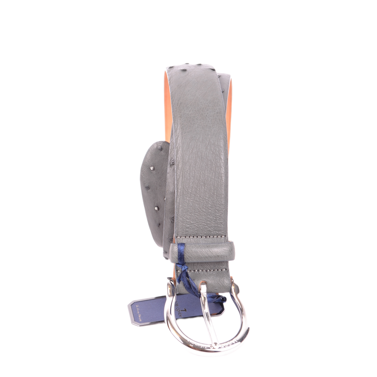 MAYFEYR - Jacob Cohen - Gray Leather Belt - J7359-00354N-46C51V