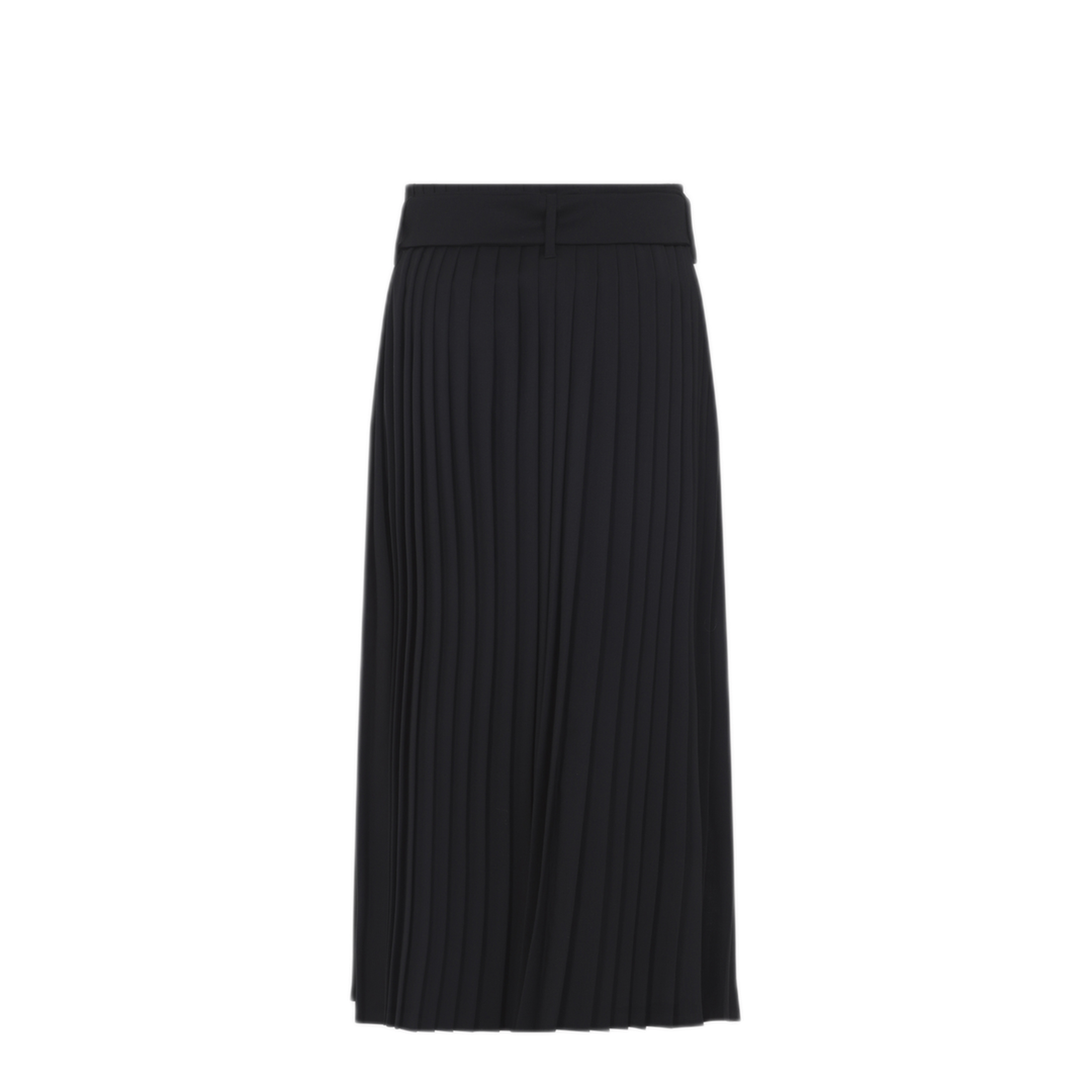 MAYFEYR - Sportmax - Panteon Black Wool Midi Skirt - 2612101081600002