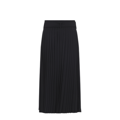 MAYFEYR - Sportmax - Panteon Black Wool Midi Skirt - 2612101081600002