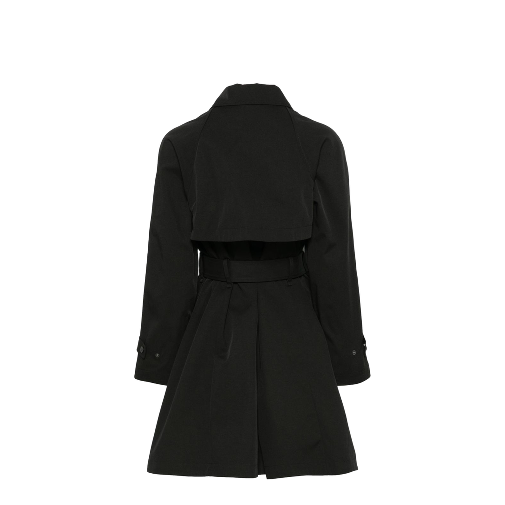 Two-in-one trench coat in water-repellent technical cotton