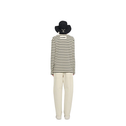 Striped Cotton Sweater